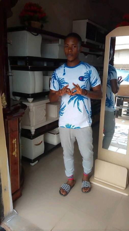 Christian Asuquo throwback: Furniture shop days